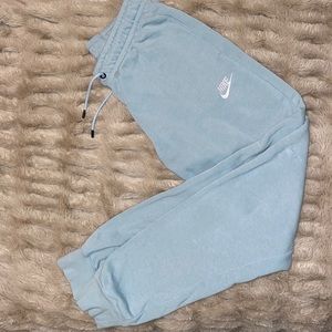Nike sweatpants in beautiful ice blue
